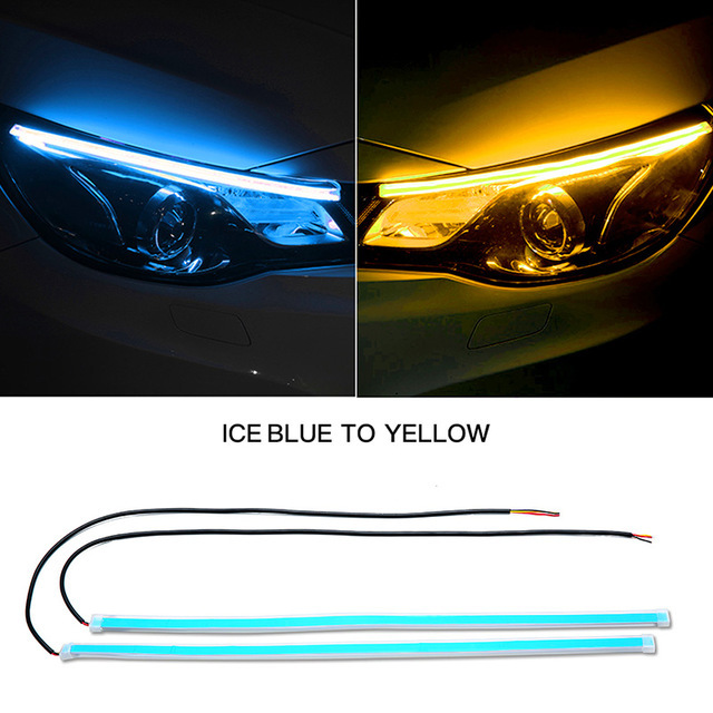 45CM-Glace Bule+Ambre