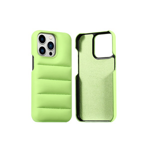 TC su geçirmez 3 sarılmış telefon kapak aşağı ceket deri kirpi telefon iPhone için kılıf 15 Pro Max özelleştirme - Product Image 2