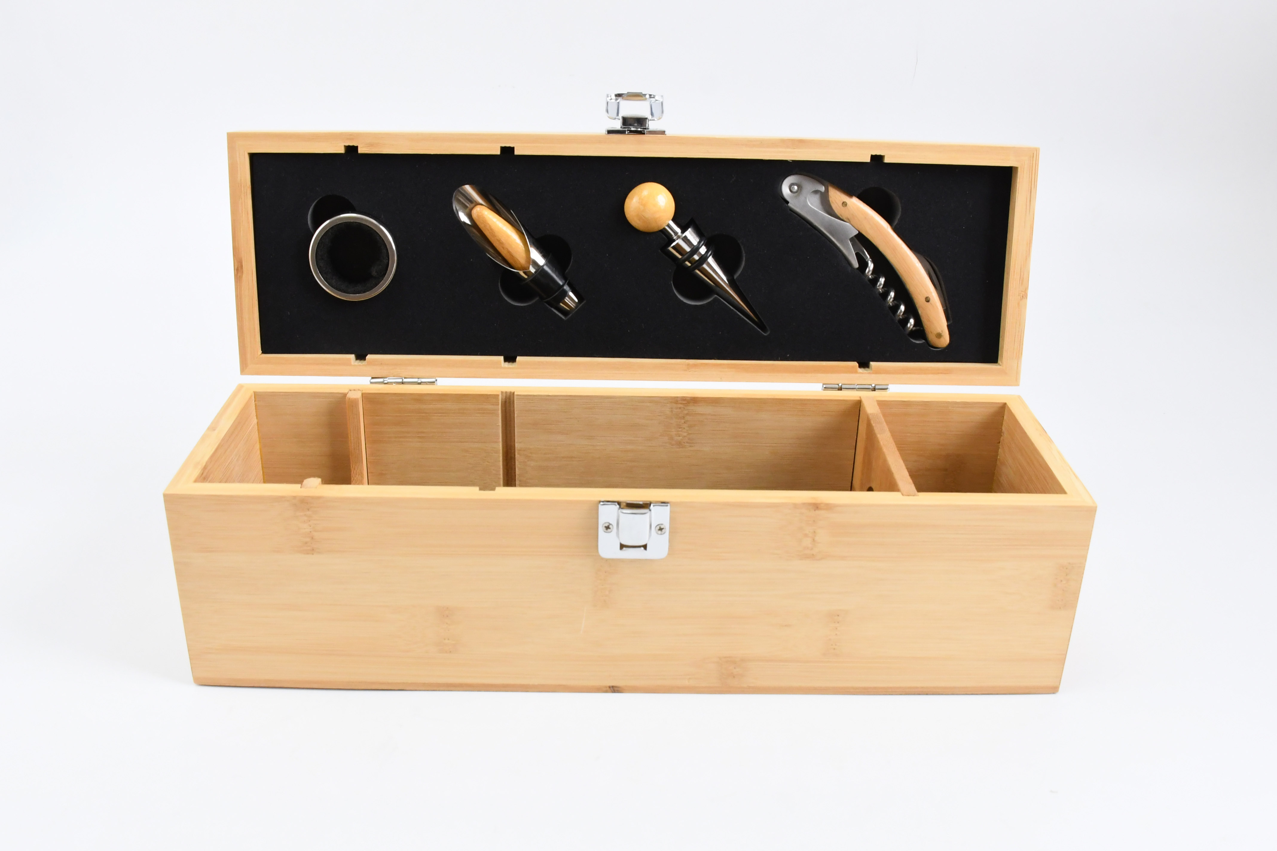 wooden box+ Black Eva with tools