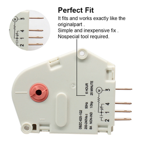Spare Parts Refrigerator Replacement Part <strong>Exact</strong> Fit Defrost <strong>Timer</strong> for Frigidaire Refrigerators - Product Image 4