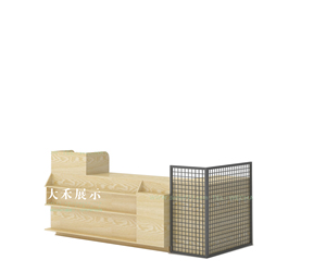 商场定制展示架，带背面零售店收银台展示架 - Product Image 1