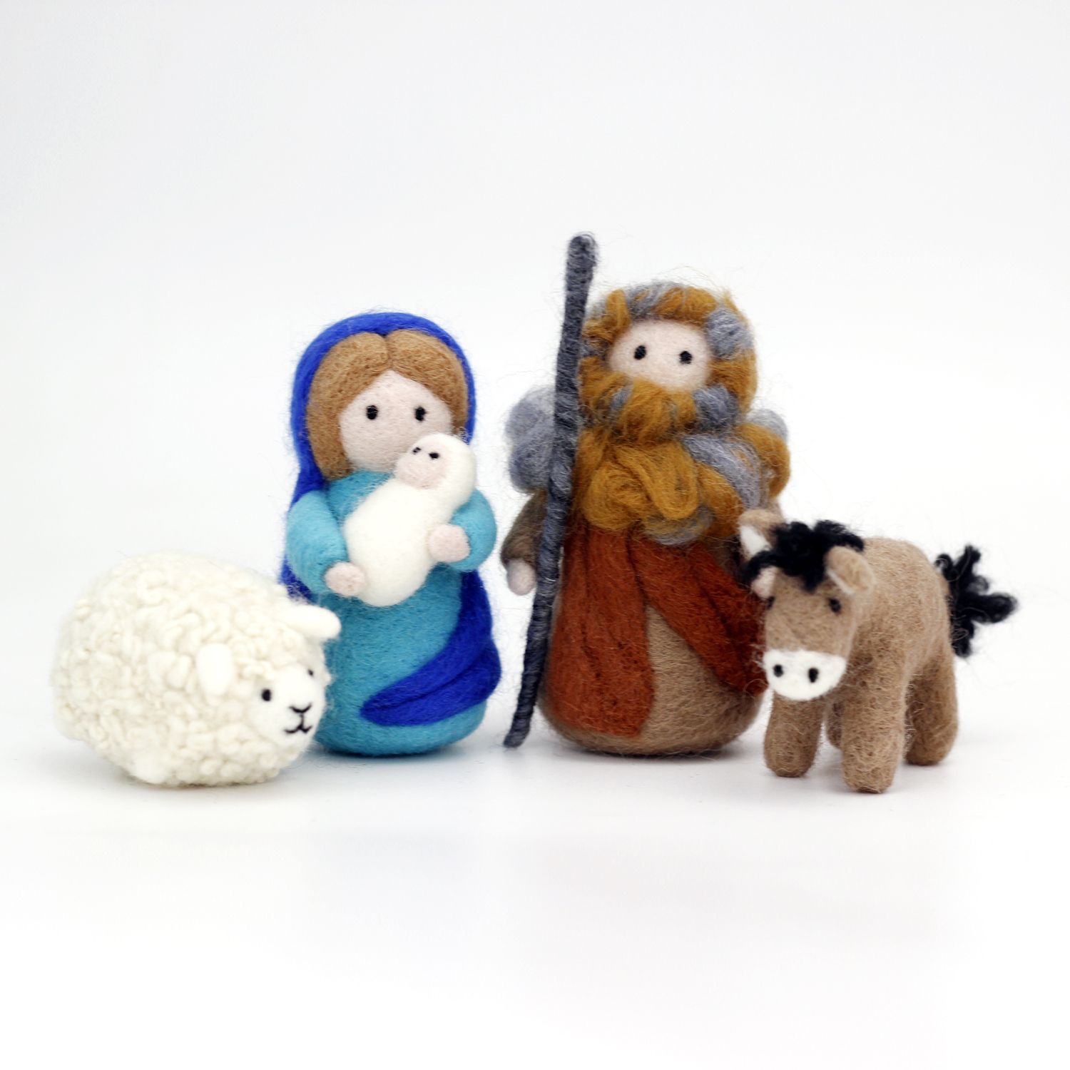 Couple de bergers mouton âne-tutoriel anglais fabrication d'outils-sacs