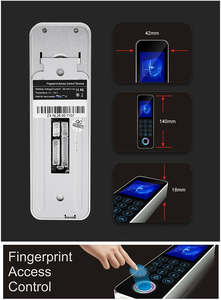 Waterproof Fingerprint Standalone Card <strong>Access</strong> <strong>Control</strong> Keypad Metal Standalone <strong>Access</strong> <strong>Control</strong> System <strong>with</strong> <strong>Keyboard</strong>