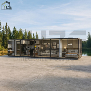 Phong Cách Sang Trọng Kích Thước Lớn Prefab Apple Pod Maison Không Gian Nhà Viên Nang 2 Phòng Ngủ Với Nhà Bếp Nhà Vệ Sinh Một etage - Product Image 1