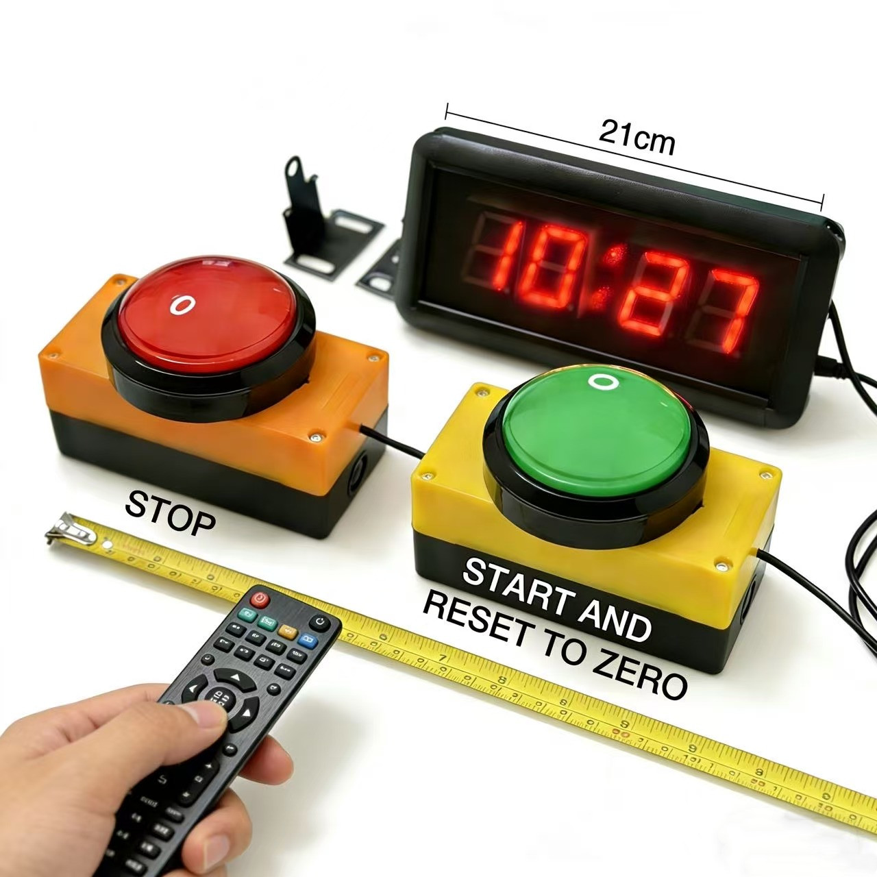 2 boutons de 10 cm