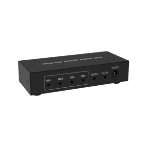 AUX3.5ステレオオーディオスプリッター4インチおよび2アウト、ミキシングおよびMakko接続用のトーン調整付き - Product Image 3
