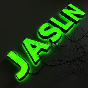 ป้าย LED สำหรับติดนอกบ้านป้ายสัญลักษณ์อาคารด้านหน้าป้ายไฟ LED คู่ไฟถอนหายใจสัญลักษณ์ตัวอักษร - Product Image 3