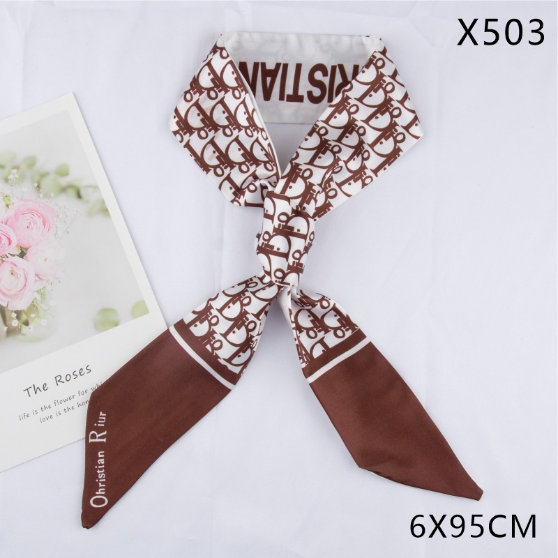 X503 simulation silk d word brown