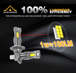หลอดไฟฮาโลเจน1:1ขนาดเล็กสำหรับขับรถรถยนต์ CSP ชิป880 881ไฟตัดหมอก LED สภาพใหม่วัสดุอลูมิเนียม6000K - Product Image 4