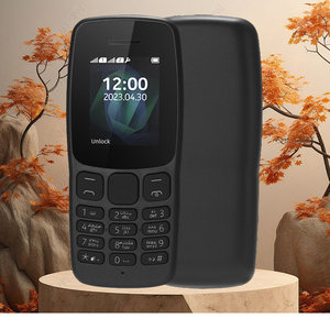 デュアルSim携帯電話nokia 106色LEDスクリーンFM機能スペイン語ドイツ語ゲーム用格安キーパッド - Product Image 1