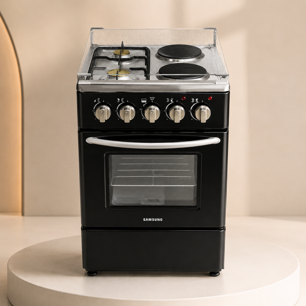 SAMSUNG 2-end gas stove 2-end electric