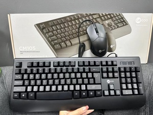 CM105 Simplicidad y practicidad, kit de teclado y ratón con cable USB para juegos de oficina, teclado y ratón 2 en 1 - Product Image 6