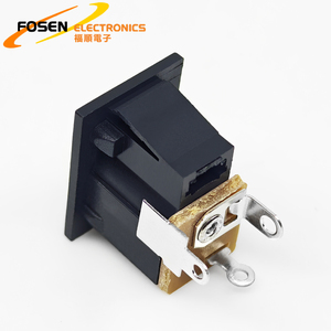 Fosen หัวแจ็คไฟกระแสตรงตัวเมีย/ตัวผู้6.4*2.0มม. สำหรับอะแดปเตอร์พอร์ตชาร์จ PCB แล็ปท็อป - Product Image 4