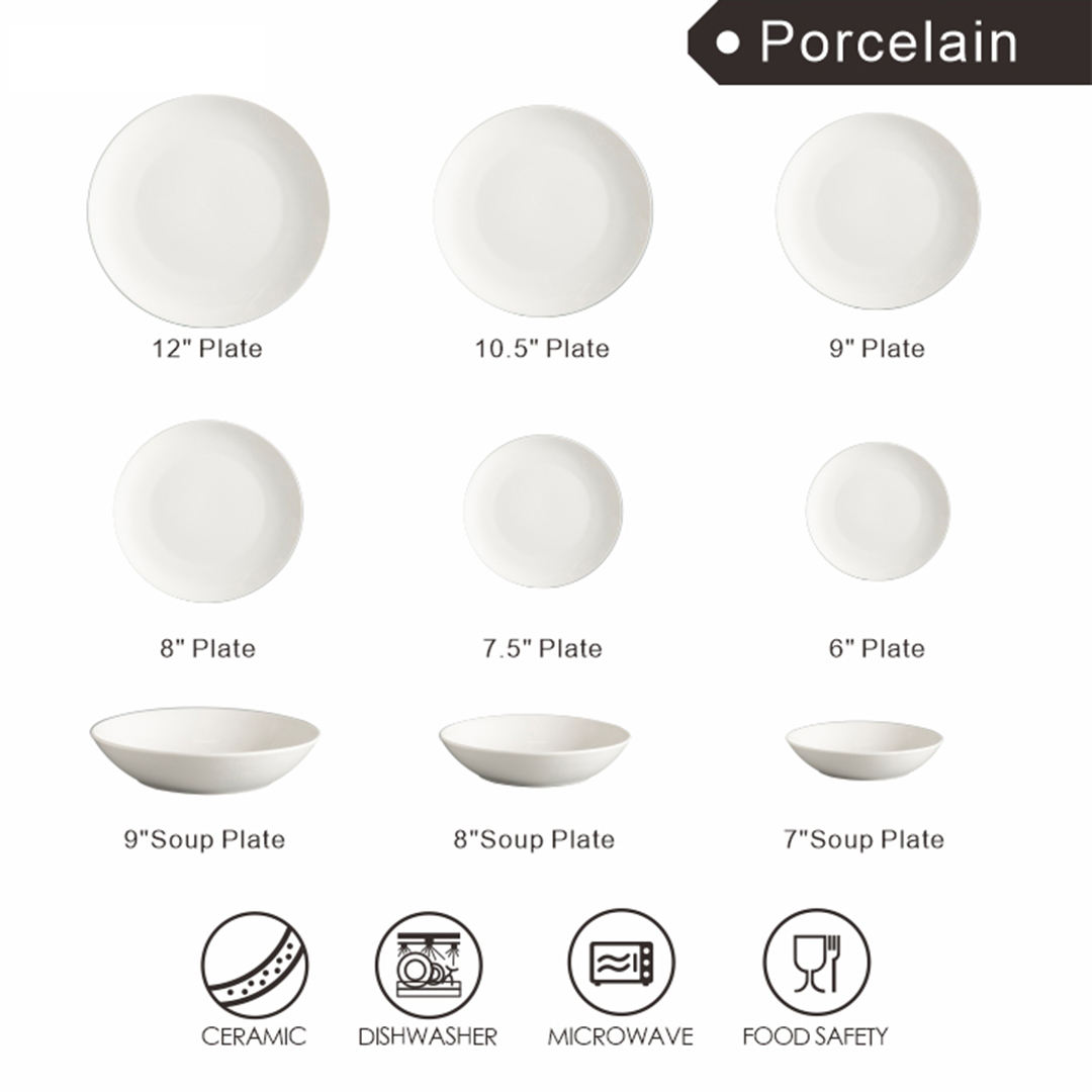 White porcelain