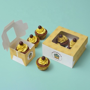 透明な食品安全ケーキボックス10X10X6透明窓付き - Product Image 3