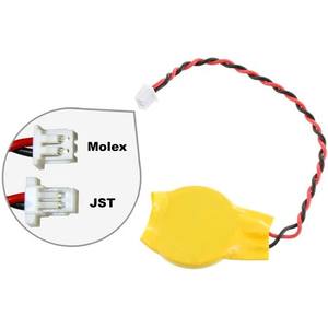 CROWN C 210mAh batteria a bottone 3v batteria CMOS CR2032 con connettore per laptop a 2pin - Product Image 3