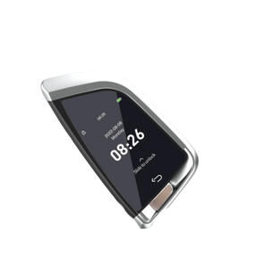B-MW otomatik kilit GPS akıllı uzaktan anahtarsız giriş Push Start/Stop araba anahtarı ile yeni LCD dokunmatik ekran evrensel araçlar için - Product Image 1
