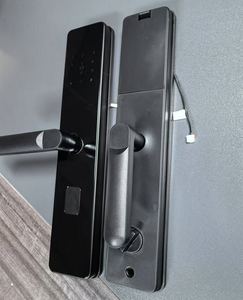 スマートRFIDカード木製屋内キーハンドルロックキーパッドトットロックTThotelシステム付き生体認証ドアロックキー - Product Image 4