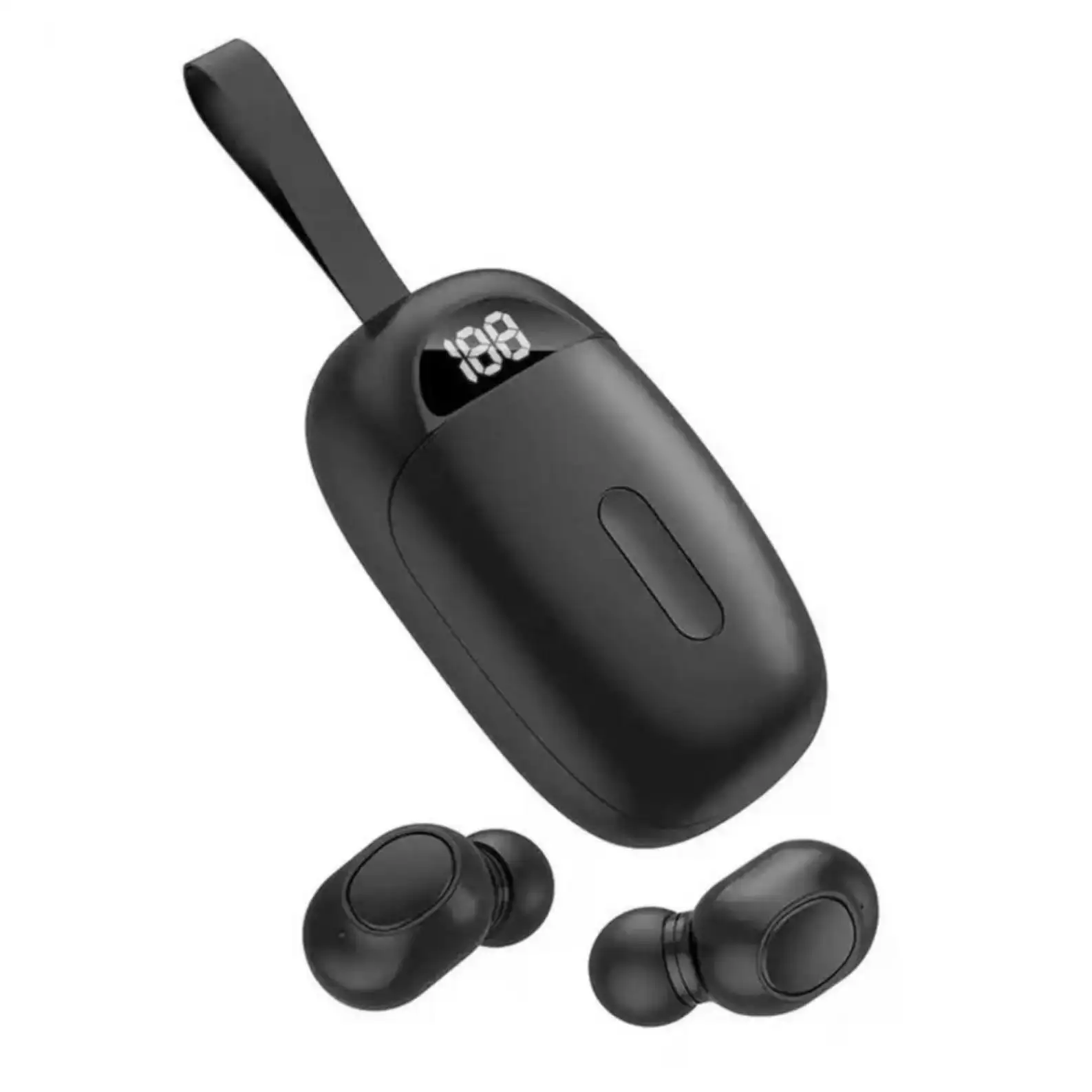 Papan bantu dengar TWS, alat bantu dengar portabel tidak terlihat, alat bantu dengar kesehatan Mini untuk Tuli