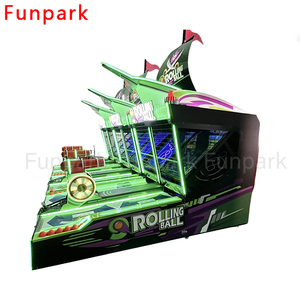 Детская игровая площадка Funpark, лидер продаж, боулинг с монетоприемным управлением, игровой автомат, Настольная игровая площадка, металлический материал - Product Image 3