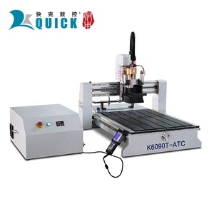 High Efficiency Mini <strong>Cnc</strong> 6090 <strong>Atc</strong> Engraving <strong>Router</strong> Machine With Automatic Tool Changer - Product Image 1