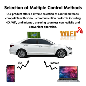 Jode P2.5 P3 P4 P5トップLEDスクリーン車広告デジタルサインLEDスクリーンタクシー広告用 - Product Image 3