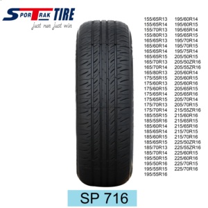 Sportrak Car Tires <strong>Tyres</strong> Wholesale New PCR Chinese Steel Rubber Material Passenger Car Wheels Tires for Cars