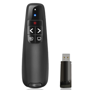 2.4GHz USB R400 Wireless presentatore telecomando rosso puntatore Laser penna per Powerpoint PPT - Product Image 1