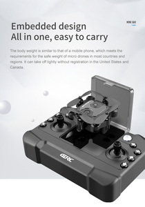ขายร้อน4DRC V2มินิจมูก360องศาแสดงความสามารถม้วนควบคุมด้วยเสียง WiFi FPV 700มิลลิแอมป์ชั่วโมง4พันกล้อง HD WiFi FPV RC Drone - Product Image 4