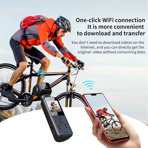 K1ポータブル4Kジブルカメラポケットカメラ屋外スポーツサイクリングレコーダーWiFiモニタリングカメラ手動回転270度 - Product Image 4
