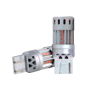 <span class=keywords><strong>F3</strong></span> serisi Canbus oto arka kuyruk dur fren LED ampuller BA15S 1157 7443 T20 3157 W21/5W P27/7 W 24watt kırmızı 3020 24SMD Fan soğutma