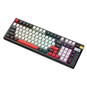 VONN-Teclado de ordenador con cable para móvil, dispositivo de carga retro mecánico con tres modos, T70, T70