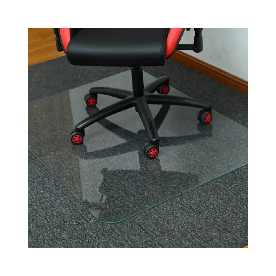 Nuovo prodotto 2023 popolare tappetino per sedia da gioco trasparente di alta qualità tappetino per sedia da ufficio per pavimento in moquette