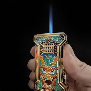 JIFENG JF-TZ272 dragon design boutique métal allume-cigare et outil de coupe 2 en 1 - Product Image 2