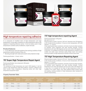 High Temperature Repair <strong>Adhesive</strong> <strong>up</strong> to 1000 Degree 767 757 737 Epoxy Resin <strong>Adhesive</strong> - Product Image 4