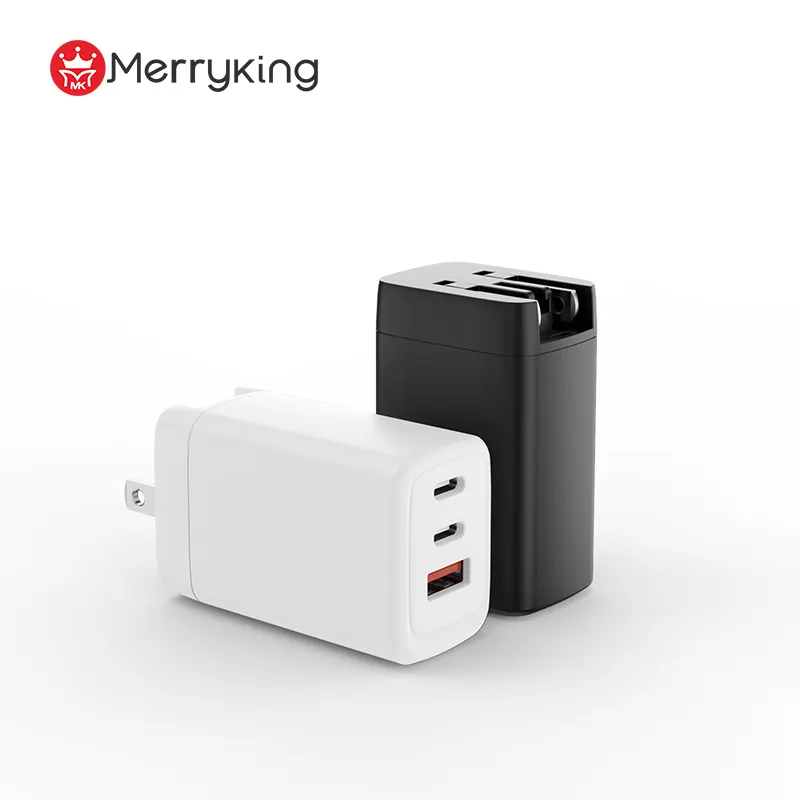 white black Gan 65W PD Charger Usb C Quick and fast Charge EU PLUG Type-c travel Adapter for Mobile phone