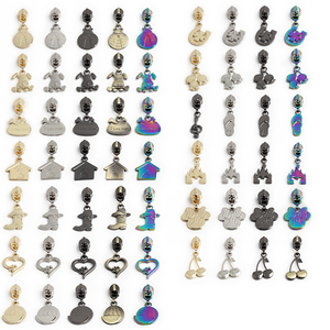 Tùy Chỉnh Logo Động Vật Nhỏ Thú Cưng Chó Dấu Chân Mèo Khóa Đầu Dây Kéo Thanh Trượt Dây Kéo Đầu Kéo Cho Váy Quần Áo - Product Image 2