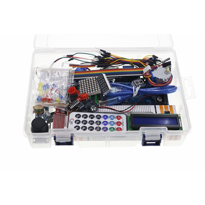 Spedizione gratuita mega 2560 r3 starter kit motore servo RFID ad ultrasuoni RFID relè LCD per arduino