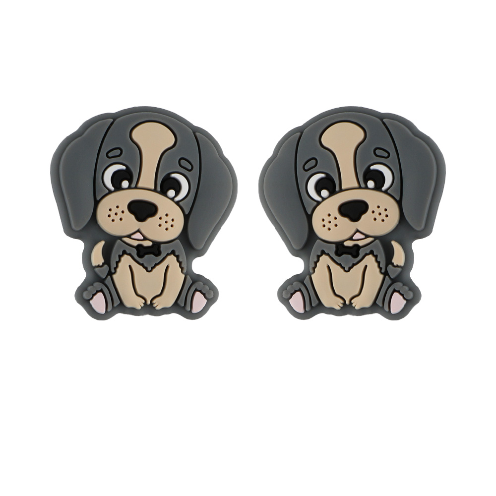 Dog Focal bead Dim Gray SA154