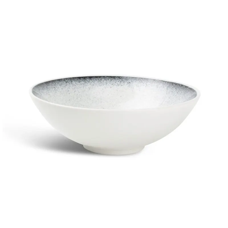 Stoviglie creative della cucina del piatto dell'insalata della minestra del piatto di ceramica dell'hotel del ristorante domestico profondo smaltato ceramica giapponese