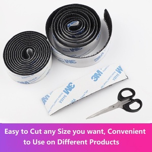 亚马逊热卖3厘米宽背胶钩环胶带强力不干胶钩环25米/卷 - Product Image 4