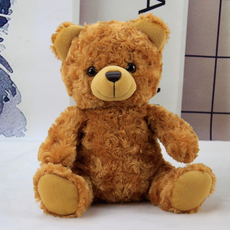 Piel de oso de peluche color caqui