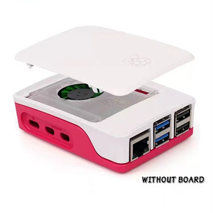 Custodia ufficiale Raspberry Pi 5 guscio rosso bianco ABS con supporto a temperatura controllata per RPI 5 Pi5 - Product Image 6