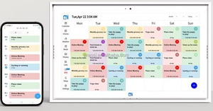 Hiển thị lịch kỹ thuật số với màn hình cảm ứng lịch thông minh hỗ trợ lịch trình Google ISO Yahoo và cập nhật tự động - Product Image 2