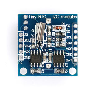 Minik RTC I2C modülü 24C32 bellek DS1307 saat modülü AVR ARM PIC RTC I2C modülü DS1307 saat için kullanılır