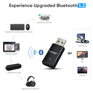 EDUP AX910S Wifi 6 Driverless <strong>Network</strong> Card AX900 External Dongle 900Mbps USB Wifi <strong>Adapter</strong> With Bluetooth 5.3 for PC Win10/11 - Product Image 4