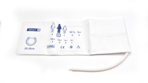 Disposable NIBP Cuff Large Adult Single Hose 35.5-46cm Arm Circumference Non-woven Material BP Cuff Factory Price