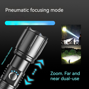 Per Warsun Z29 all'aperto in lega di alluminio Zoom torcia 800Lm IP55 <span class=keywords><strong>LED</strong></span> torcia ricaricabile con alta modalità di messa a fuoco fissa per il campeggio