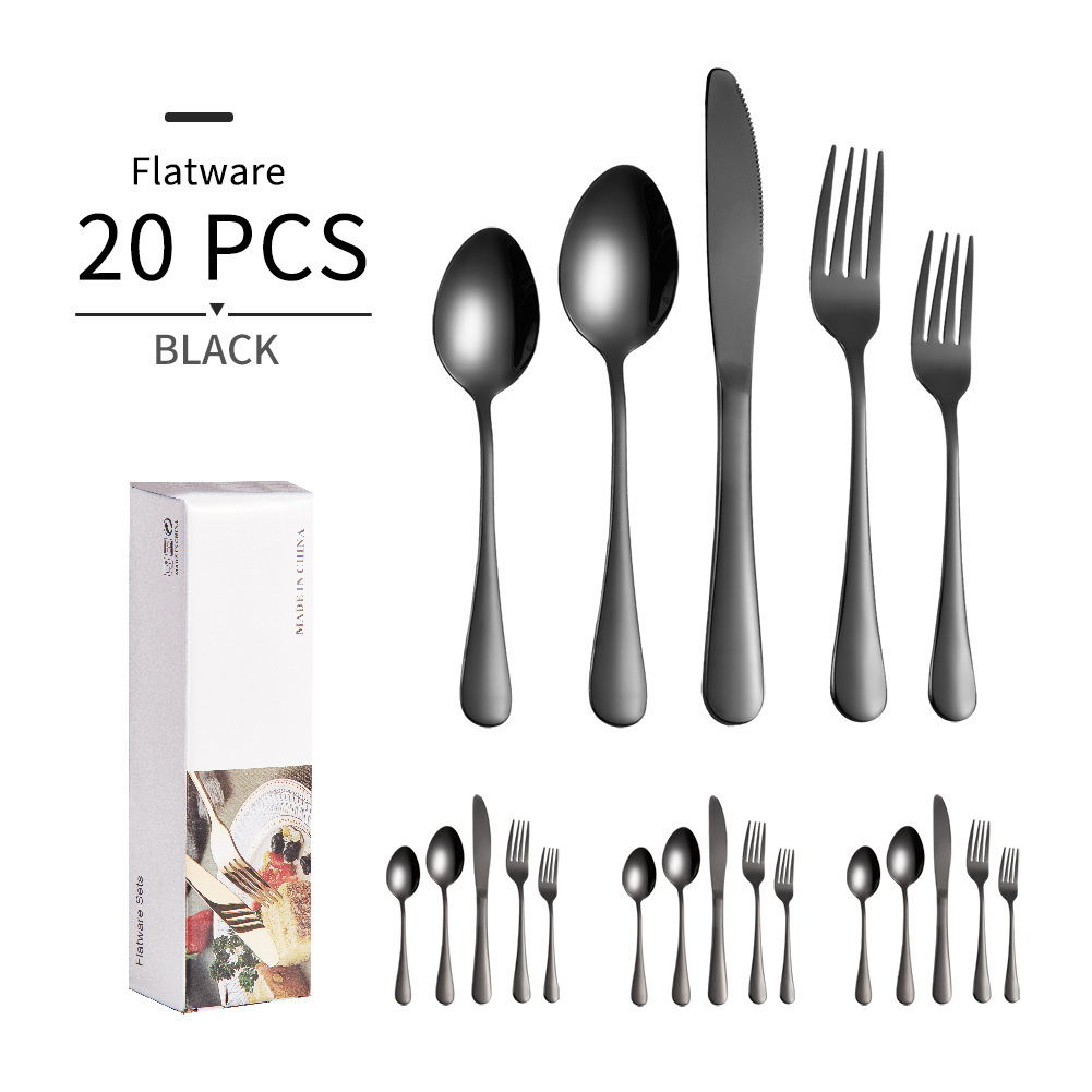negro 20 piezas/juego