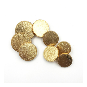 Botón de aleación de zinc de la mejor calidad con logotipo personalizado de fábrica hecho con características sostenibles - Product Image 2